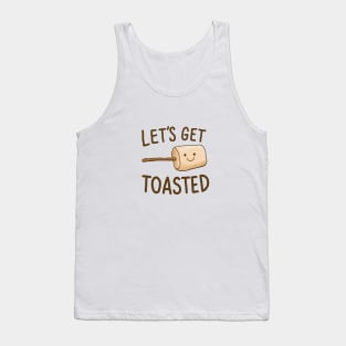 Let’s Get Toasted Funny Hiking and Camping Tank Top